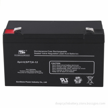 6V12ah VRLA Battery Lead Acid Battery AGM Standby UPS Battery